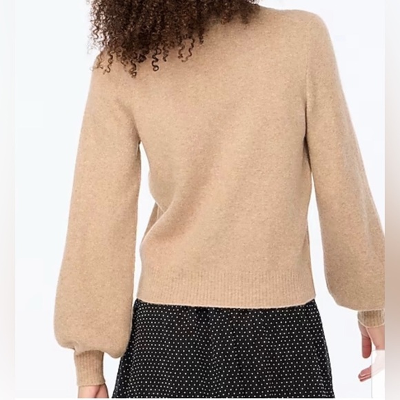 J Crew Extra Soft Puff Sleeve Cardigan - Picture 2 of 12